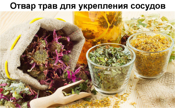 травы для сосудов